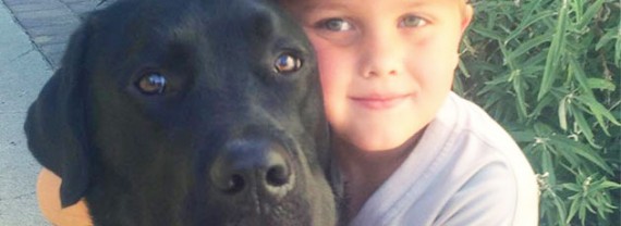 Luke Nuttall, um menino de 7 anos com diabetes tipo 1, foi salvo por seu cachorro Jedi enquanto dormia em sua casa na Califórnia, nos Estados Unidos, na semana passada.
